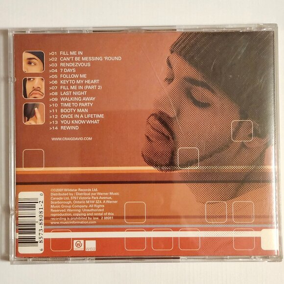 Born to Do It by Craig David (CD, Jul-2001, Atlantic (Label)) - Picture 5 of 6